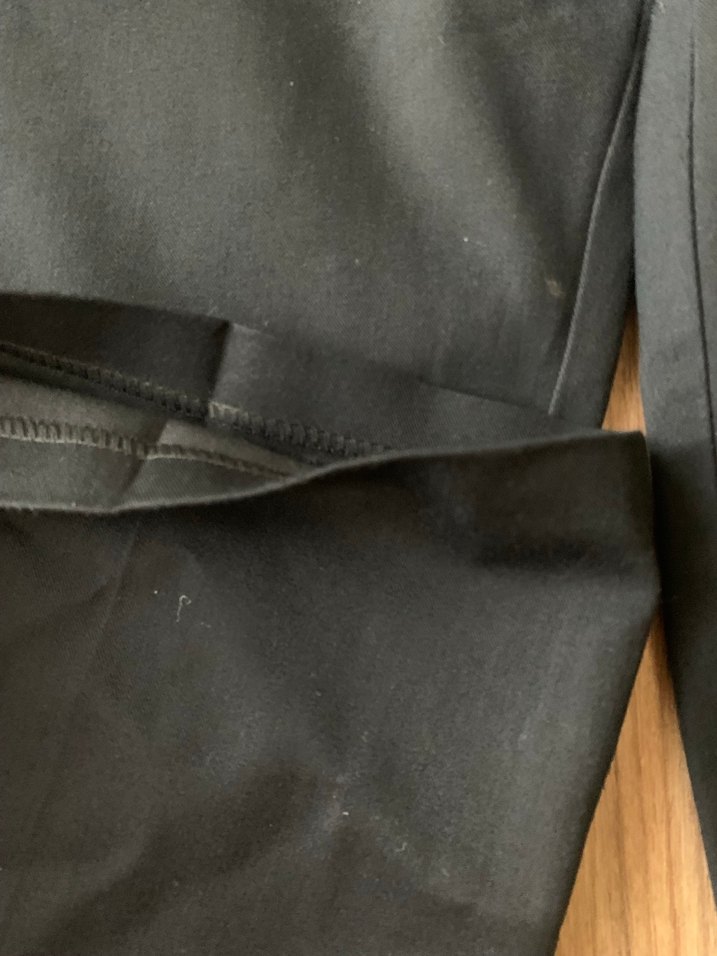 SiyahDüğmeli Kadın Kumaş Pantolon - Görsel 5