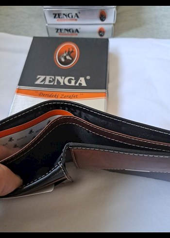 Zenga Siyah Kahverengi Erkek Cüzdan - Görsel 7