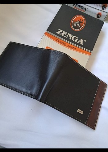 Zenga Siyah Kahverengi Erkek Cüzdan - Görsel 8