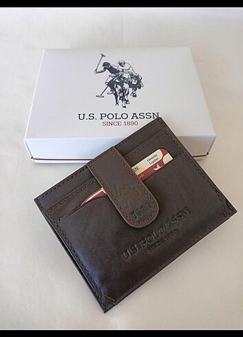 U.S POLO ASSN.DERİ KARTLIK