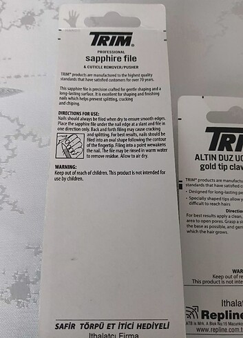 Diğer TRIM CIMCIZ VE TÖRPÜ