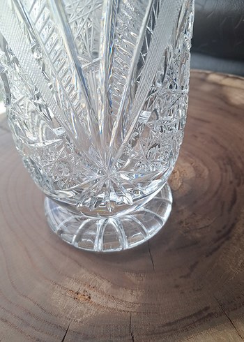 Beden beyaz Renk 35 yıllık Parlak Beyaz orjinal Kristal Vazo