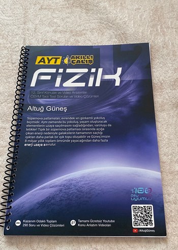 Altuğ Güneş AYT Fizik Konu Anlatımlı Kitap
