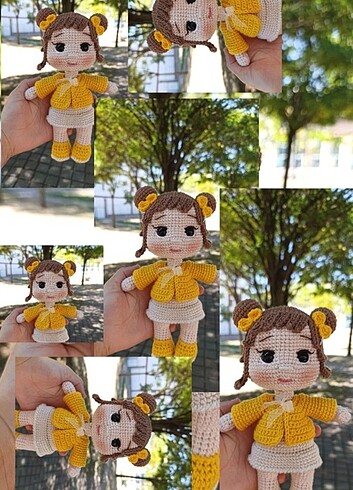 Beden Amigurumi kız bebek