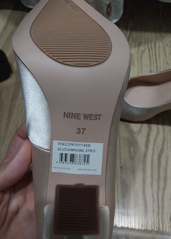 36 Beden Nine West Bej Yüksek Topuklu Stiletto