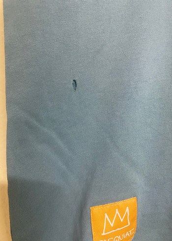 Mavi Oversize Denim Erkek Tişört - Görsel 2