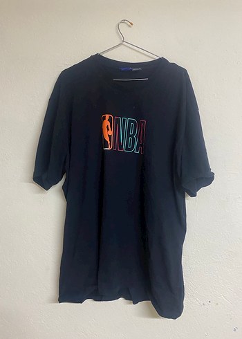 Siyah Baskılı NBA T-shirt - Görsel 2