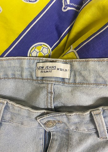 Mavi Midi Boy Rahat Kesim Kadın Kot Pantolon - Görsel 3