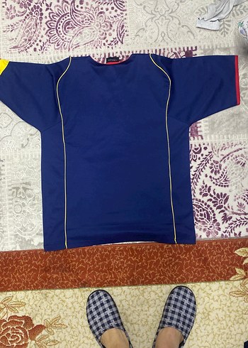 Erkek Mavi Kısa Kollu Spor Tişört - Görsel 2