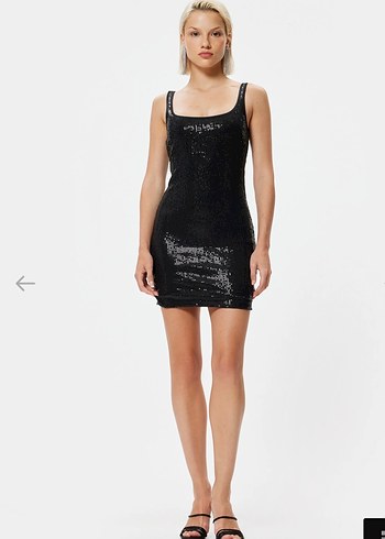 Payetli elbise - Görsel 5