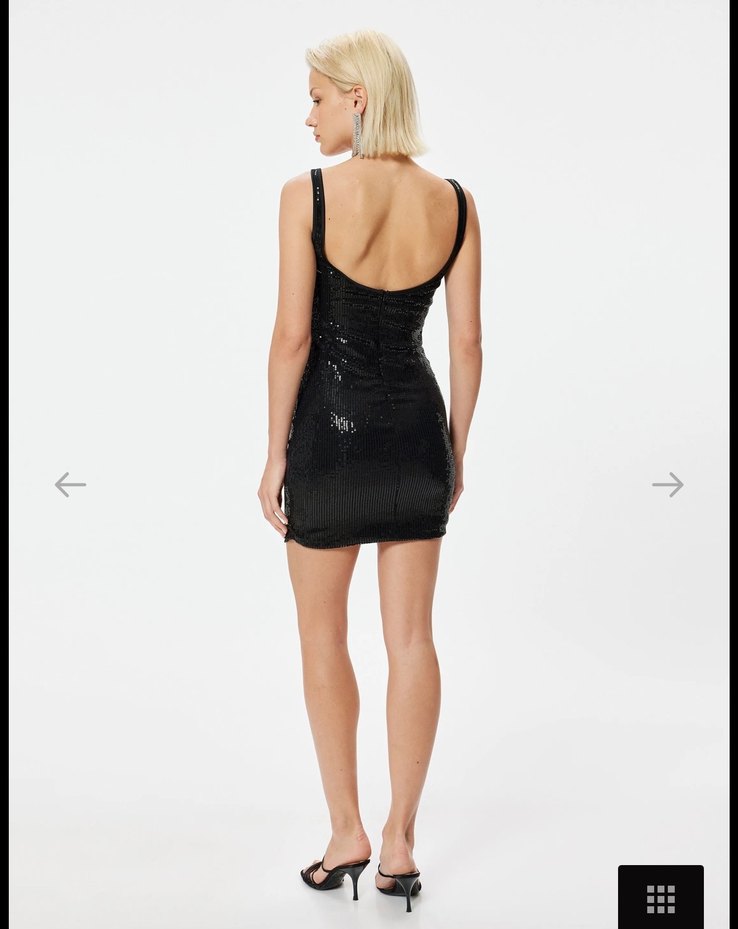 Payetli elbise - Görsel 4