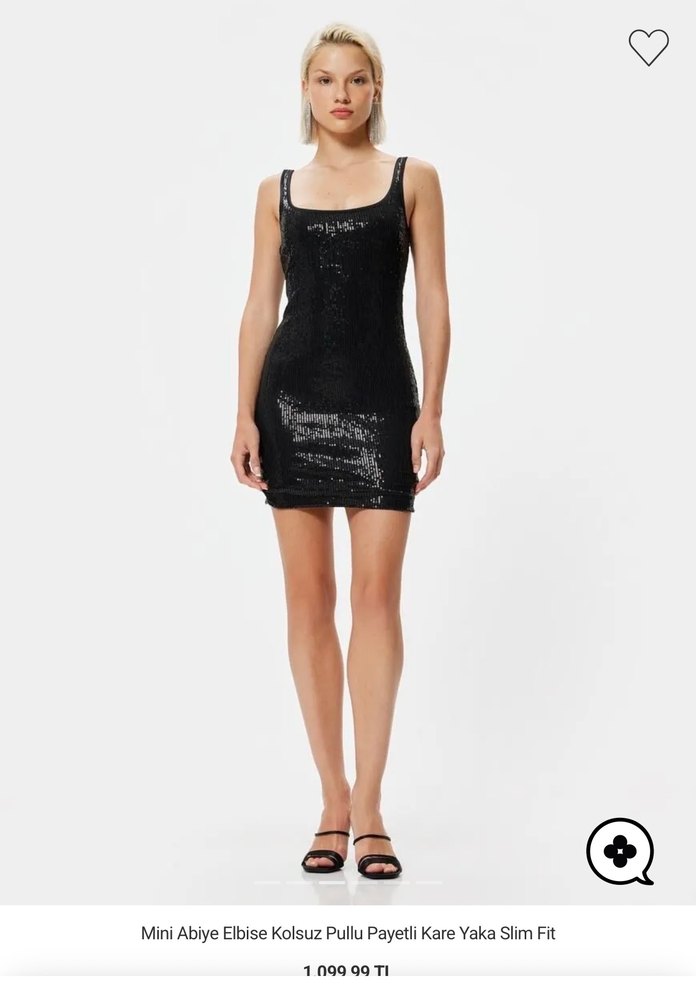 Payetli elbise - Görsel 3