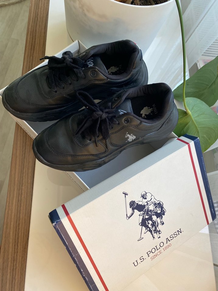 Siyah Platform Topuklu Kadın Spor Ayakkabı - Görsel 3