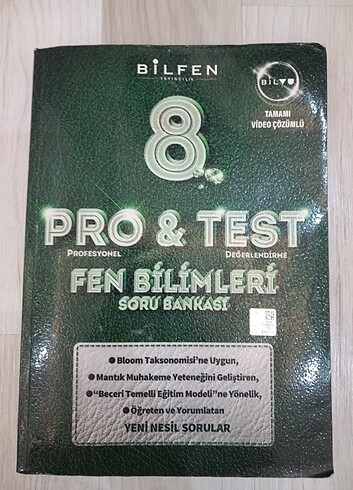 Bilfen protest 8 sınıf LGS fen bilimleri soru bankası