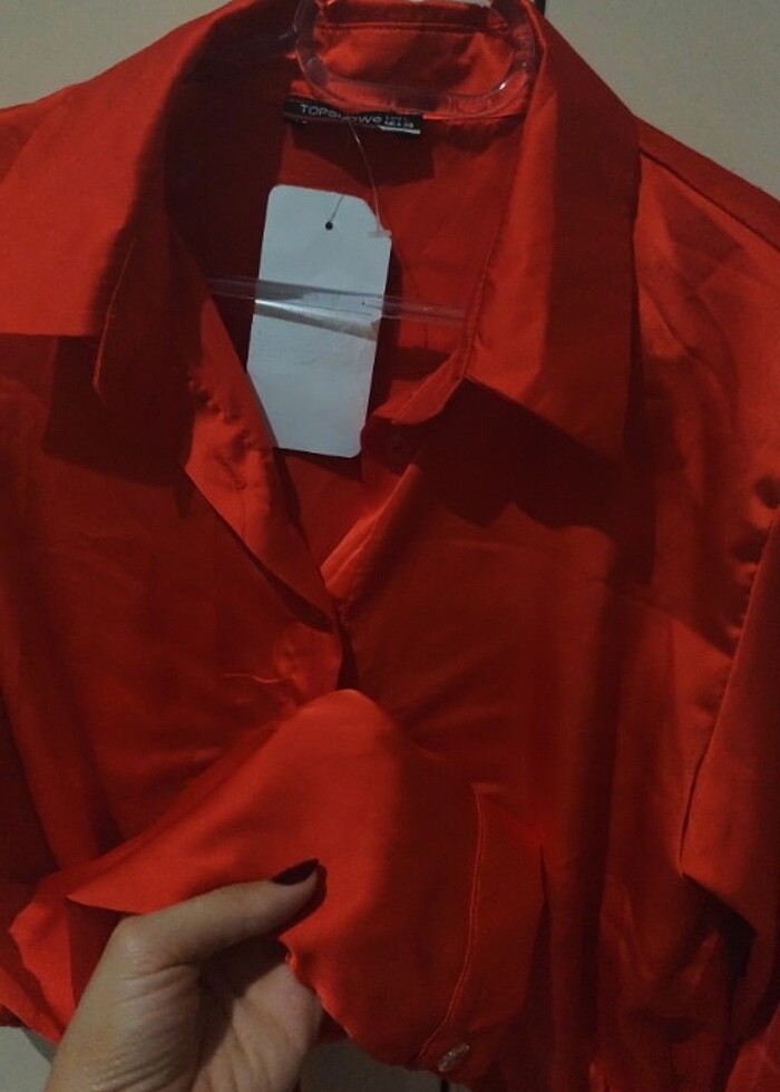 Saten gömlek  - Görsel 2