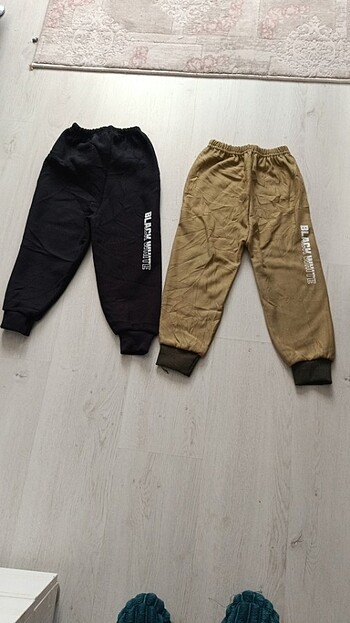 İki adet pamuklu pijama alt 5/6 yaş uyumlu
