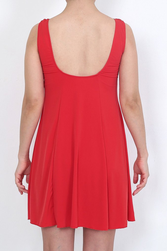 kırmız slipli mayo - Görsel 4