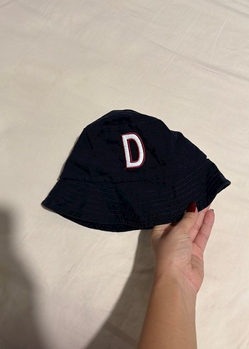 Lacivert Kadın Denim Bucket Şapka - Görsel 2