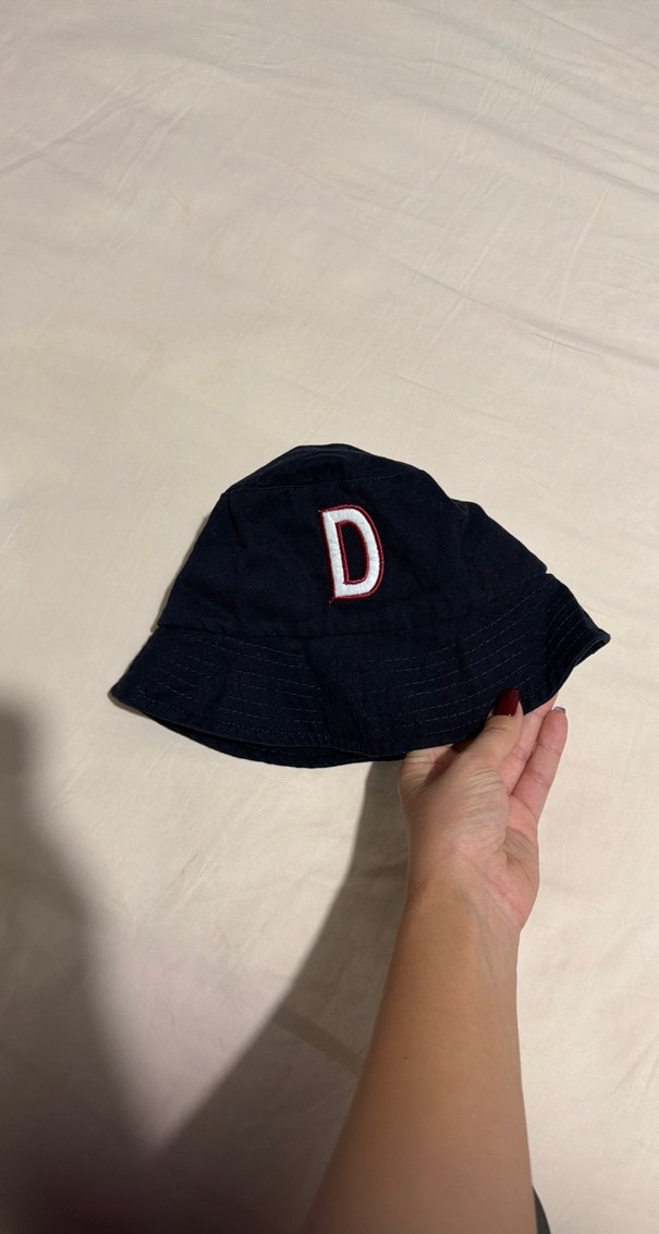 Lacivert Kadın Denim Bucket Şapka - Görsel 2