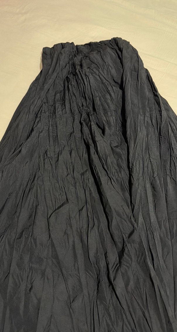 Siyah Salaş Uzun  Etek - Görsel 2