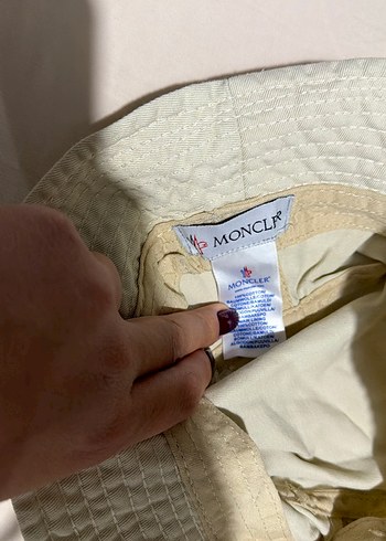 Bej Moncler  Kova Şapka - Görsel 2