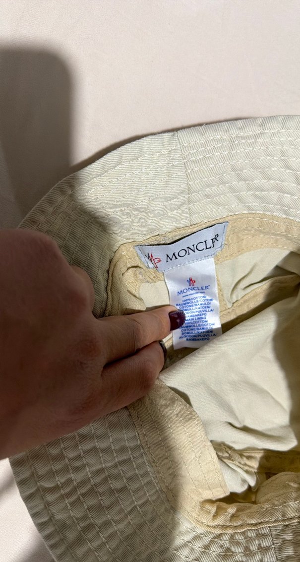 Bej Moncler  Kova Şapka - Görsel 2