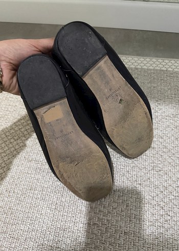 Siyah Deri Tokalı Kadın Loafer - Görsel 3