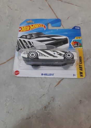 Hot Wheels Beyaz-Gri Hi-Roller Oyuncak Araba