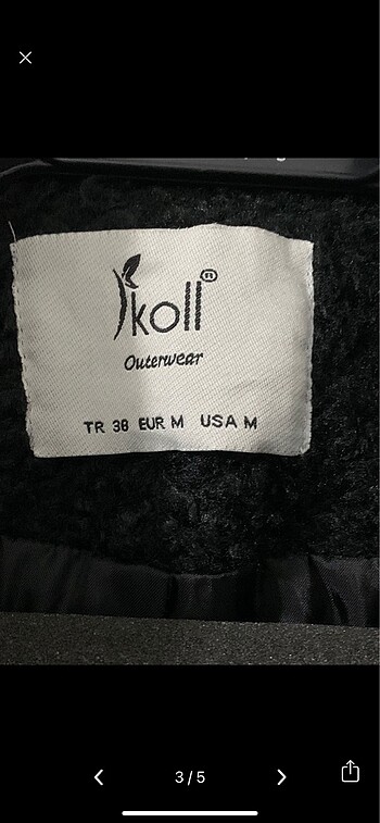 m Beden İkoll peluş kaban