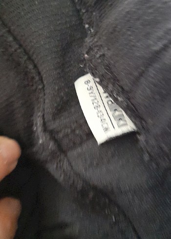 Siyah Kız Çocuk Kadife Tayt - Görsel 2