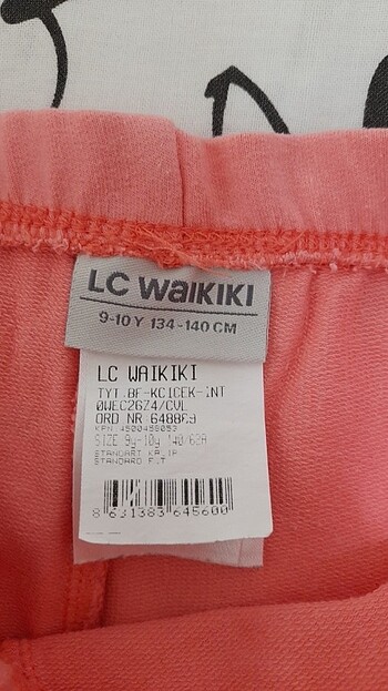 9 Yaş Beden Lcw kalin pamuklu kapri tayt