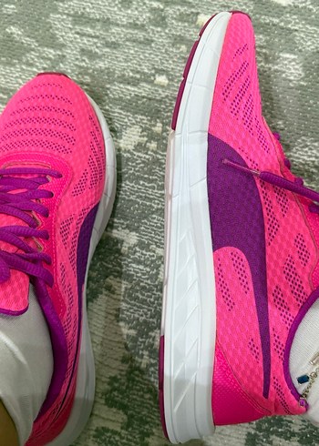Pembe Bağcıklı Spor Kadın Sneakers