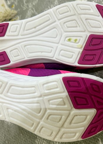 37,5 Beden pembe Renk Pembe Bağcıklı Spor Kadın Sneakers