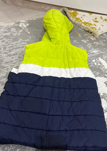 LC Waikiki Erkek Çocuk Kapüşonlu Renkli Fermuarlı Yelek