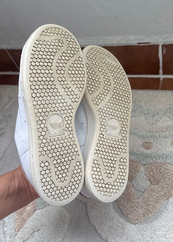 Kız Çocuk Beyaz Adidas Spor Ayakkabı - Görsel 5