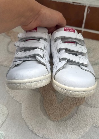 Kız Çocuk Beyaz Adidas Spor Ayakkabı - Görsel 6