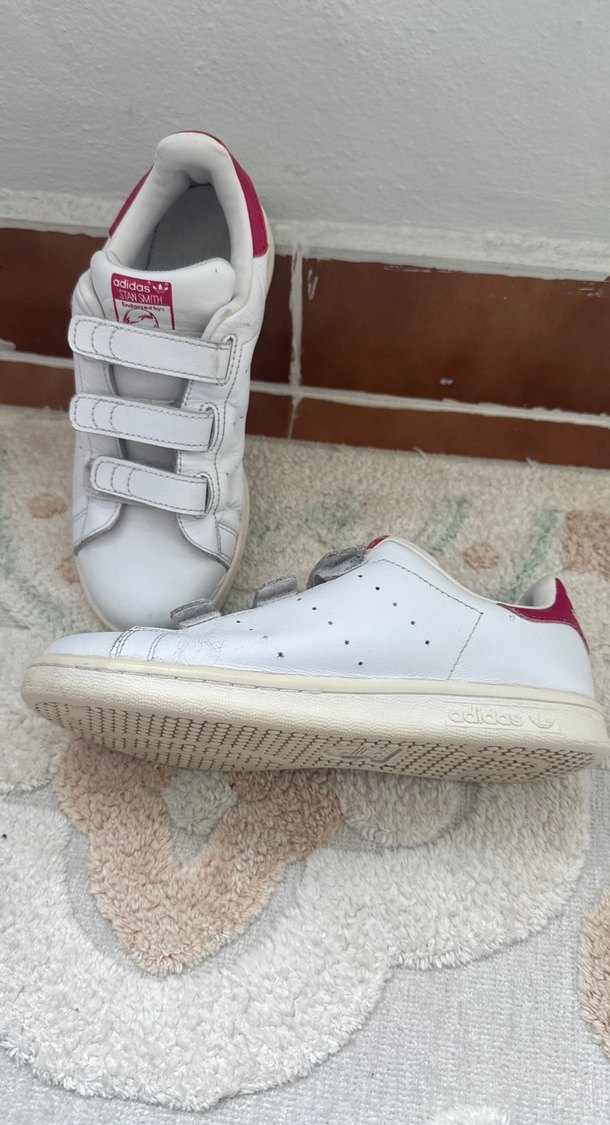 Kız Çocuk Beyaz Adidas Spor Ayakkabı - Görsel 2