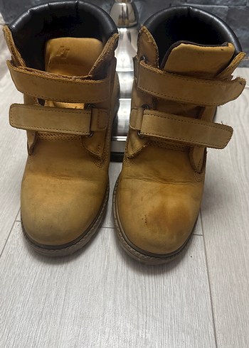 Bej Deri Tokalı Erkek Çocuk Botu - Görsel 2