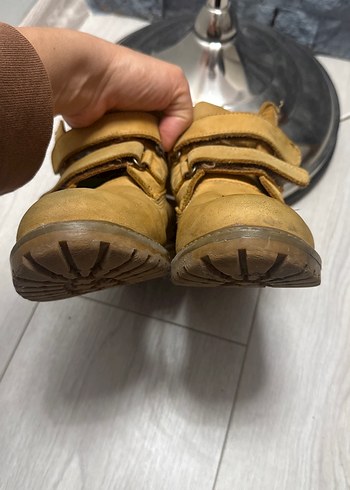 Bej Deri Tokalı Erkek Çocuk Botu - Görsel 5