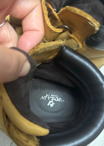 Bej Deri Tokalı Erkek Çocuk Botu - Görsel 8