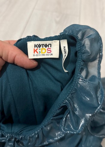 Uzun Kollu, Fırfırlı Lacivert Kadın Elbise - Görsel 5