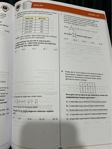  Beden Acil Yayınları Sayılar Konu Denemeleri