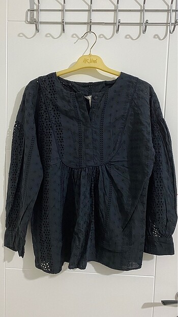 H&M siyah bluz