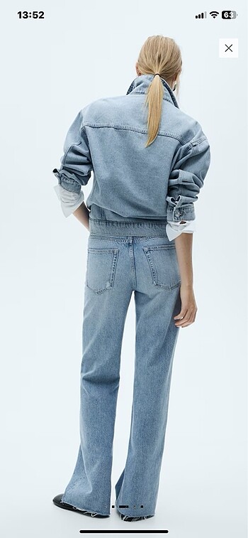 Mango Mango wideleg jean