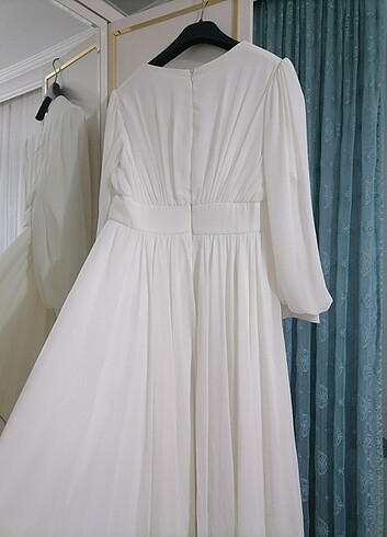 xl Beden beyaz Renk Elbise abiye