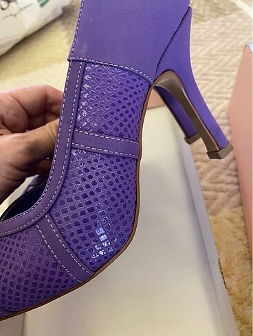 36 Beden mor Renk Marjin mor stiletto 36 numara