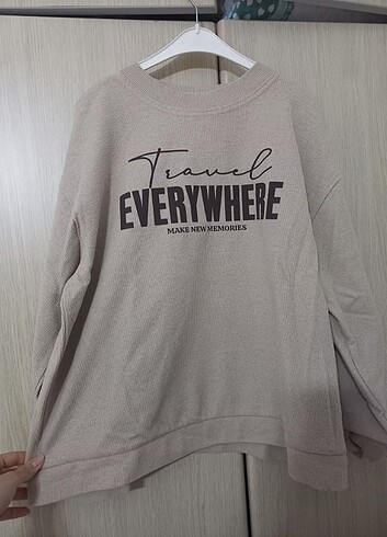 xxl Beden camel Renk Defacto sweatshirt 