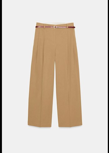 Zara Bej Genis Paca Kumas Pantolon