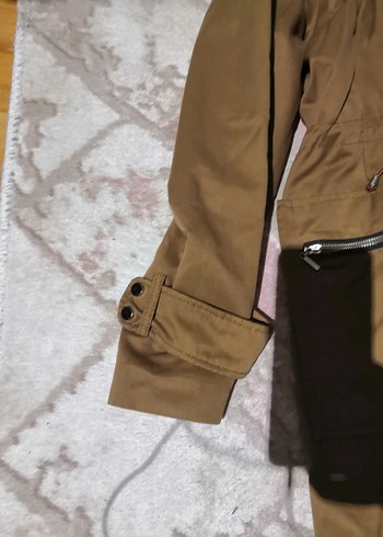 LC Waikiki Kahverengi Kürklü Uzun Kadın Kışlık Mont