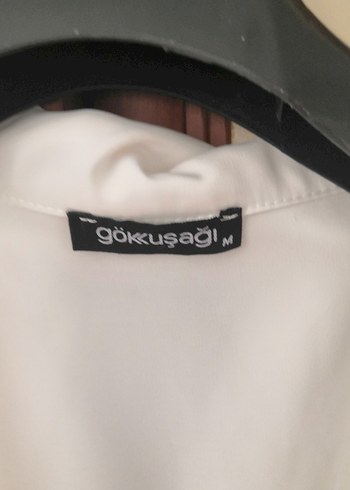 Koton Drapeli Beyaz Kollu Gömlek uzun kollu şık gümlek